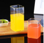 Wholesale Heat-resistant Square Drinking Glass Cup Without Handle For Home